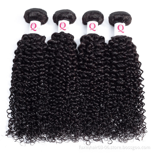 100% Vendor Virgin Curly Hair Bundles with Closure Burmese Raw Hair